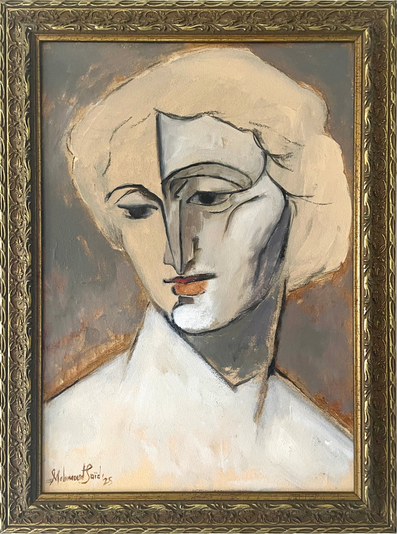 Portrait en noir et blanc