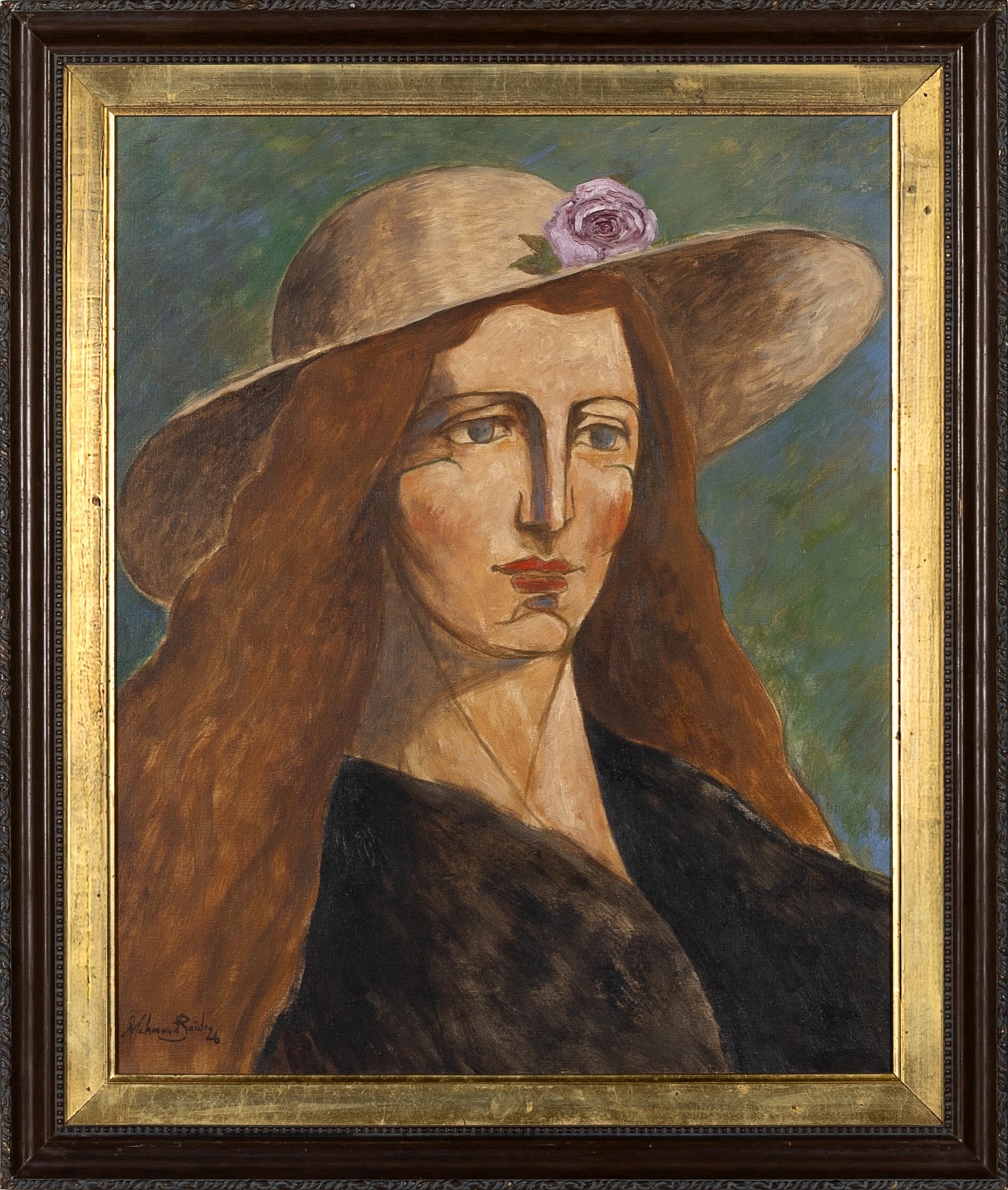 Femme au chapeau